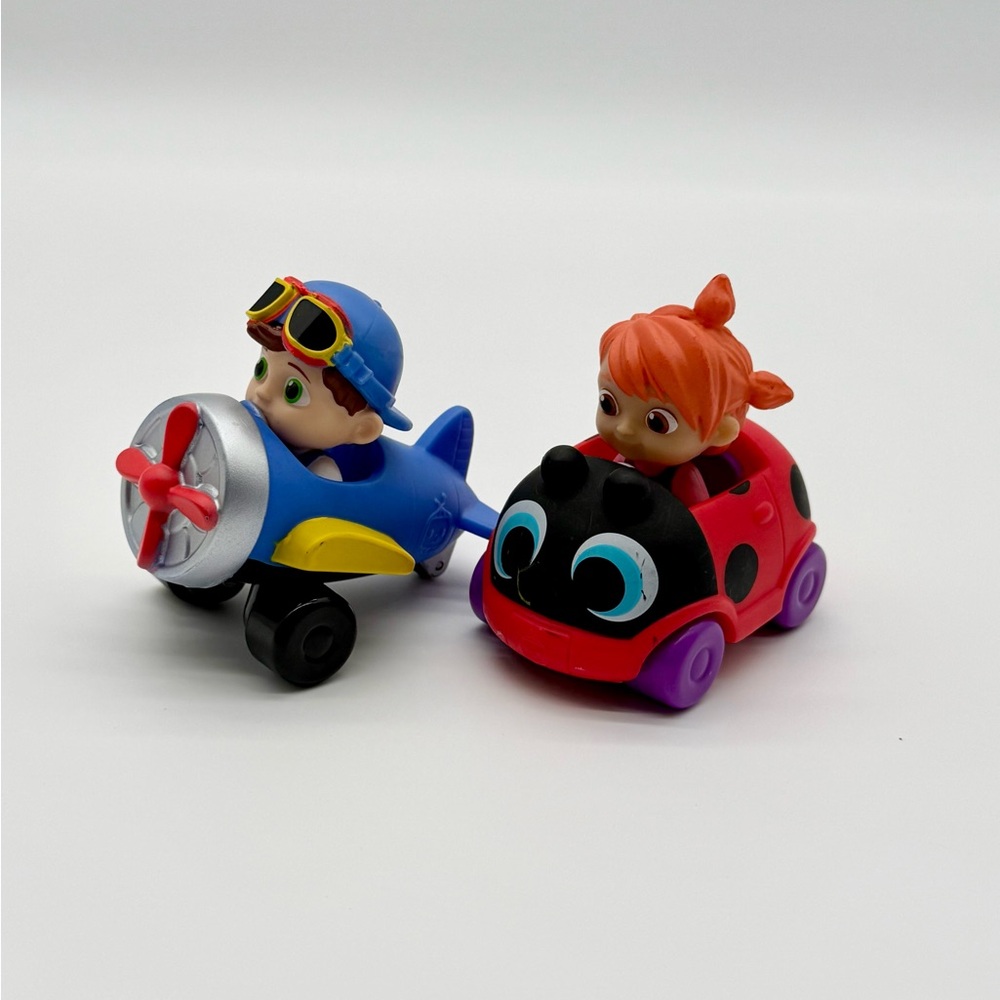 Cocomelon JJ Airplane & YoYo‎ Ladybug Car Little Vehicle Friends Lot